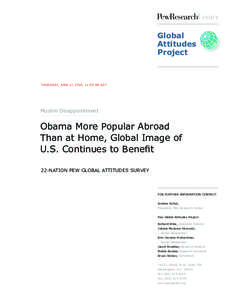 Microsoft Word - Pew Global Attitudes Spring 2010 Report - June 17, 11am NOT EMBARGOED.doc