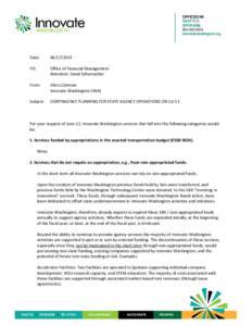 Association of Public and Land-Grant Universities / Washington State University / Revolving Loan Fund / Service innovation / Spokane /  Washington / American Recovery and Reinvestment Act / Economics / Washington / Business