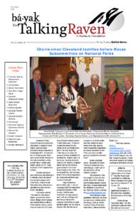 October 2011 Vol. 5, Issue 10  Chairwoman Cleveland testifies before House