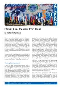 [removed]Mikhail Klimentyev/AP/SIPA  Central Asia: the view from China