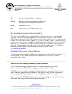 Missouri Department of Health and Senior Services P.O. Box 570, Jef f erson City, MO[removed]Phone: [removed]FAX: [removed]RELAY MISSOURI f or Hearing and Speech Impaired[removed]VOICE[removed]