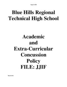 Page 1 of 34  Blue Hills Regional Technical High School  Academic