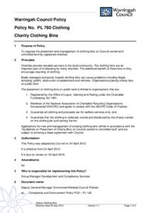 Microsoft Word[removed]Charity Clothing Bins PL 780 Clothing.DOC