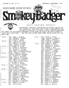 Smokey Badger, vol. 8, nos. 5 & 6 - December 1975