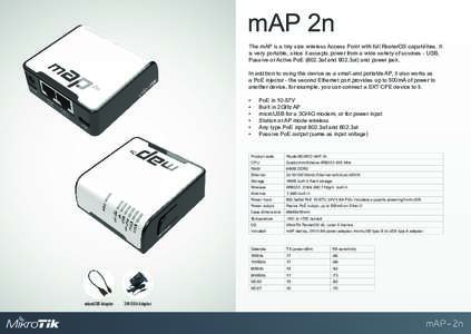 Computing / IEEE standards / Computer hardware / Networking hardware / Electric power / Ethernet / Power over Ethernet / USB / IEEE 802.3 / MikroTik