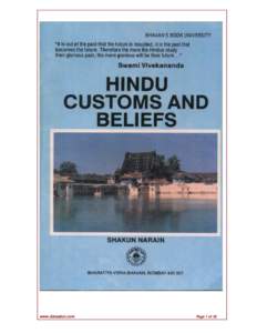 www.dalsabzi.com  Page 1 of 52 Introduction We Indians belong to the land that gave the world the treasures contained in the Vedas and the