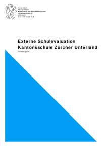 Kanton Zürich Bildungsdirektion Mittelschul- und Berufsbildungsamt AusstellungsstrasseZürich Telefon +