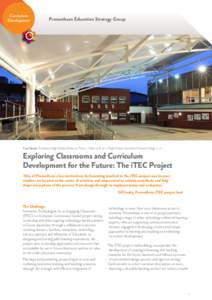 Curriculum Development Promethean Education Strategy Group  Case Study: Trentham High School, Stoke on Trent | Years: 9 & 10 | High School, Specialist Science College | v1