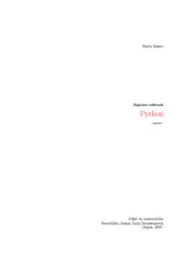 Mario Essert  Digitalni udºbenik Python - osnove -