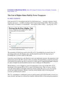 Microsoft Word - IBD-Cost of Higher Rates Paid by Fewerdoc