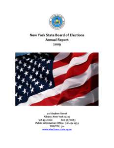 New York State Board of Elections Annual Report[removed]Steuben Street Albany, New York 12207