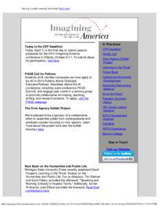 Association of Public and Land-Grant Universities / North Central Association of Colleges and Schools / Education in the United States / Higher education / Academia / Baruch College / Indiana University – Purdue University Indianapolis / Syracuse University / University of Illinois at Chicago / American Association of State Colleges and Universities / Middle States Association of Colleges and Schools / Coalition of Urban and Metropolitan Universities