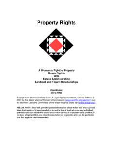 Microsoft Word - Property Rights Chapter.doc