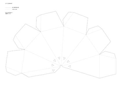 CUT 07 DIAMANT  SCHNEIDELINIE KNICKLINIE  BLATTGRÖßE A2