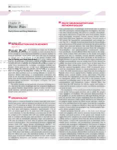 216 Chapter 29  PELVIC PAIN  Chapter 29 PELVIC PAIN Paul J. Christo and Greg Hobelmann