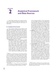 CHAPTER  2 Analytical Framework and Data Sources