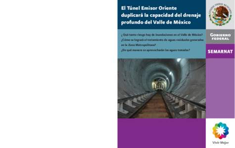 El Túnel Emisor Oriente duplicará la capacidad del drenaje profundo del Valle de México