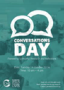 Conversations Day Leaflet.indd