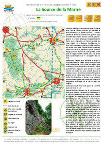 Randonnée en Pays de Langres et des 4 lacs   La Source de la Marne 