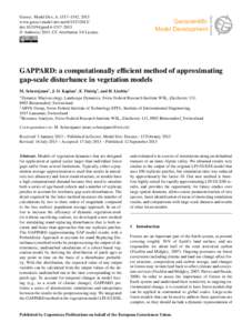 Scientific modelling / Deterministic simulation / Clearcutting / Epistemology / Science / Ethology / Scientific modeling / Dynamic global vegetation model / Simulation