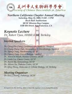 Academia / Science / Knowledge / University of California /  San Francisco / Robert Tjian / Howard Hughes Medical Institute