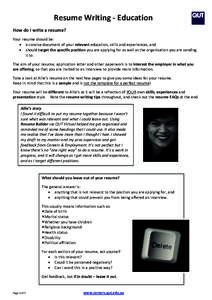 Microsoft Word[removed]Resume Writing Education tips sep.doc