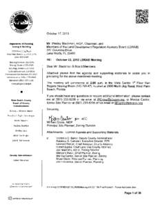 Page 1 of 36  PALM BEACH COUNTY LAND DEVELOPMENT REGULATION ADVISORY BOARD (LDRAB) OCTOBER 23, 2013 BOARD MEMBERS