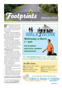 February[removed]February 2010 Newsletter for Living Streets Aotearoa  W