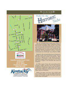 Stanford /  Kentucky / Danville /  Kentucky / Lincoln County Courthouse / Benjamin Logan / Stanford L&N Railroad Depot / African American historic places / Kentucky / Geography of the United States / Danville micropolitan area