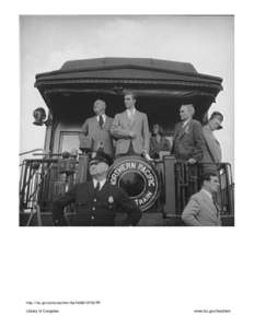 President [Franklin D.] Roosevelt speaking at Bismarck, North Dakota, 1936