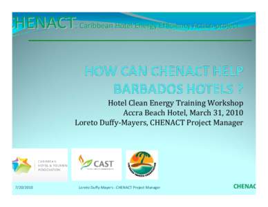 Microsoft PowerPoint - CHENACT Workshop-Loreto Duffy-Mayers.pptx