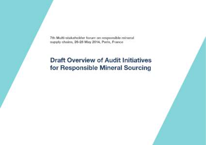 DRAFT WORKING DOCUMENT Overview of Audit Initiatives Audit initiatives spreadsheet (DRAFT May[removed]ICGLR Regional