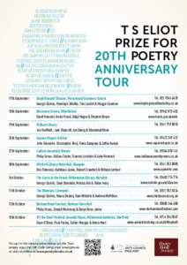 T. S. Eliot Prize / Moniza Alvi / George Szirtes / Poetry / Literature / T. S. Eliot