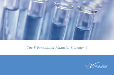 The V Foundation Financial Statements  Statements of Financial Position September 30, 2008 and 2007 assets