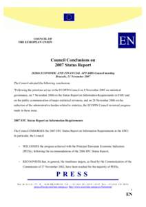 EN  COUNCIL OF THE EUROPEAN UNION  Council Conclusions on