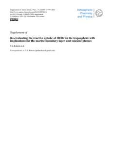 Supplement of Atmos. Chem. Phys., 14, 11185–11199, 2014 http://www.atmos-chem-phys.net[removed]doi:[removed]acp[removed]supplement © Author(s[removed]CC Attribution 3.0 License.  Supplement of