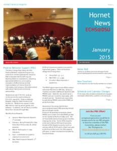 HORNET NEWS ECHS@DSU  Issue 4 2