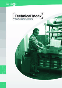 Technical Index Technischer Anhang