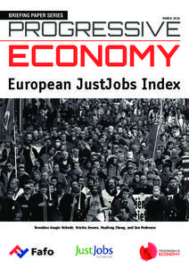 MARCH[removed]European JustJobs Index Tewodros Aragie Kebede, Kristin Jesnes, Huafeng Zhang, and Jon Pedersen
