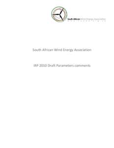 IRP - Wind Industry Response 11th May