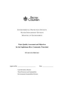 Hydrology / Water pollution / Englishman River / Regional District of Nanaimo / Water quality / Water resources / Water / Water management / Environment