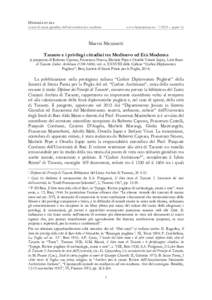 Historia et ius rivista di storia giuridica dell’età medievale e moderna www.historiaetius.eu – paper 16  Marvin Messinetti