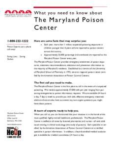 American Association of Poison Control Centers / Health / Poison / Clinical Toxicology / Drug overdose / Toxicology / Pharmacy / National Poison Prevention Week / Metropolitan Chicago Healthcare Council / Medicine / Poison control centers / Suicide methods