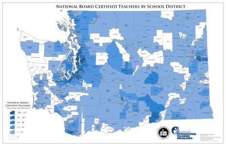 National Board Certified Teachers by School District Blaine Lynden  Ferndale