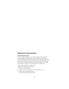 Motor Vehicle Salesperson Manual