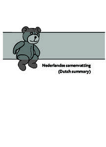 Nederlandse samenvatting (Dutch summary) Educatieve computer spellen (edutainment spellen) zijn veelbelovende methoden om kinderen spelenderwijs specifieke vaardigheden aan te leren. Echter, niet alleen declaratieve ken