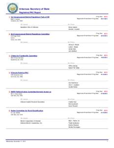 Arkansas / Lobbying in the United States / Political action committee