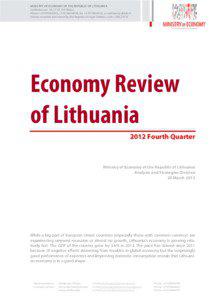 MINISTRY OF ECONO OMY OF THE RE EPUBLIC OF LITTHUANIA