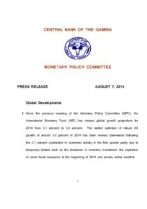 MPC Press Release Aug. 2014