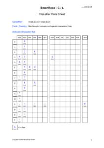 mnsit-2x.pdf  SmartReco - C / L Classifier Data Sheet Classifier: